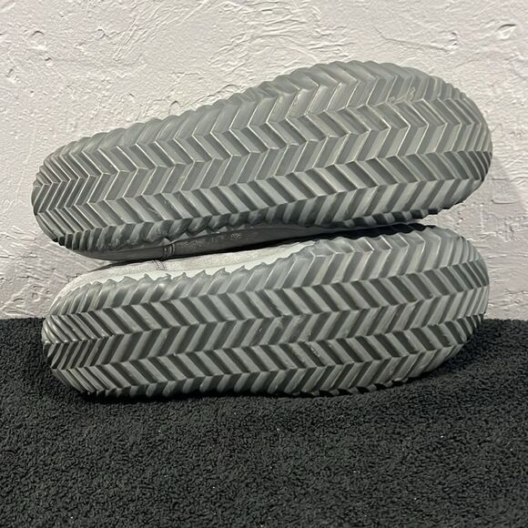 🔥🔥SOREL “DUDE MOC” Gray Suede Slippers Slip-On Loafers - Men Sz 12 - EXCELLENT - Picture 8 of 12